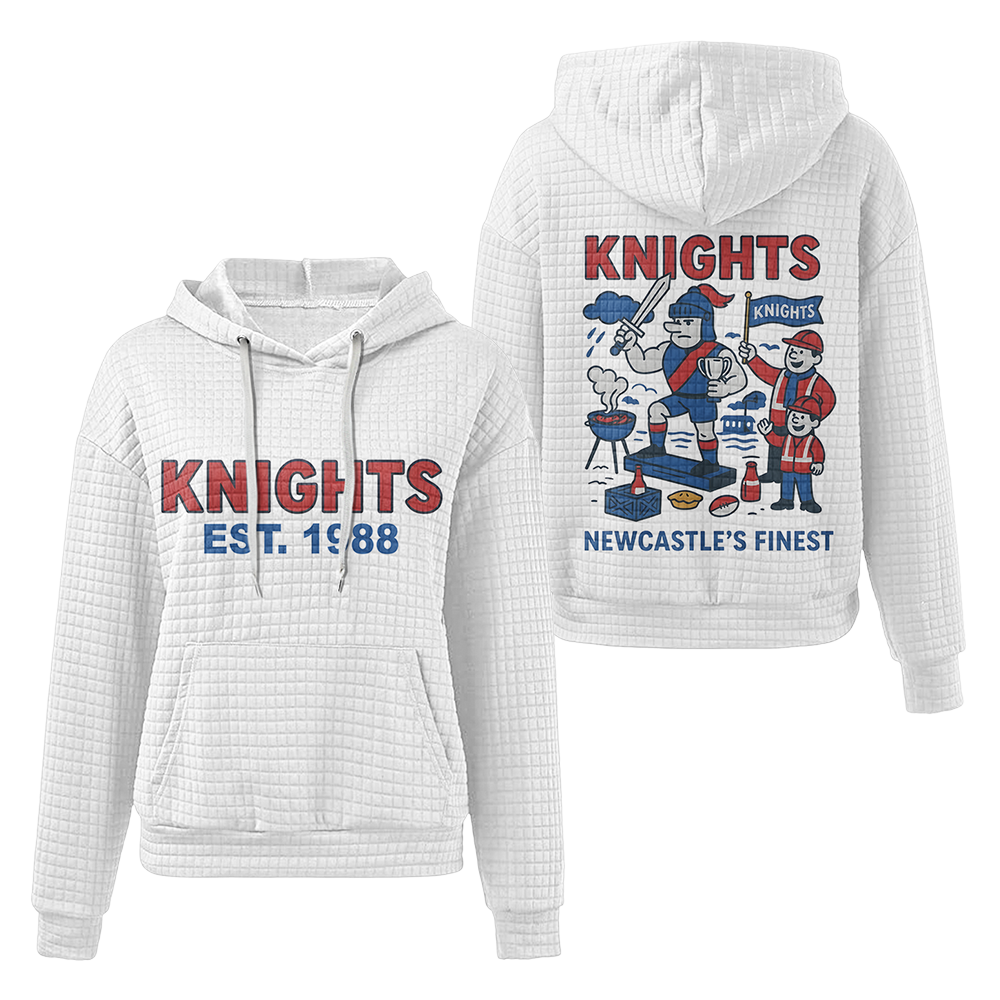 Newcastle Unisex Waffle Hoodie