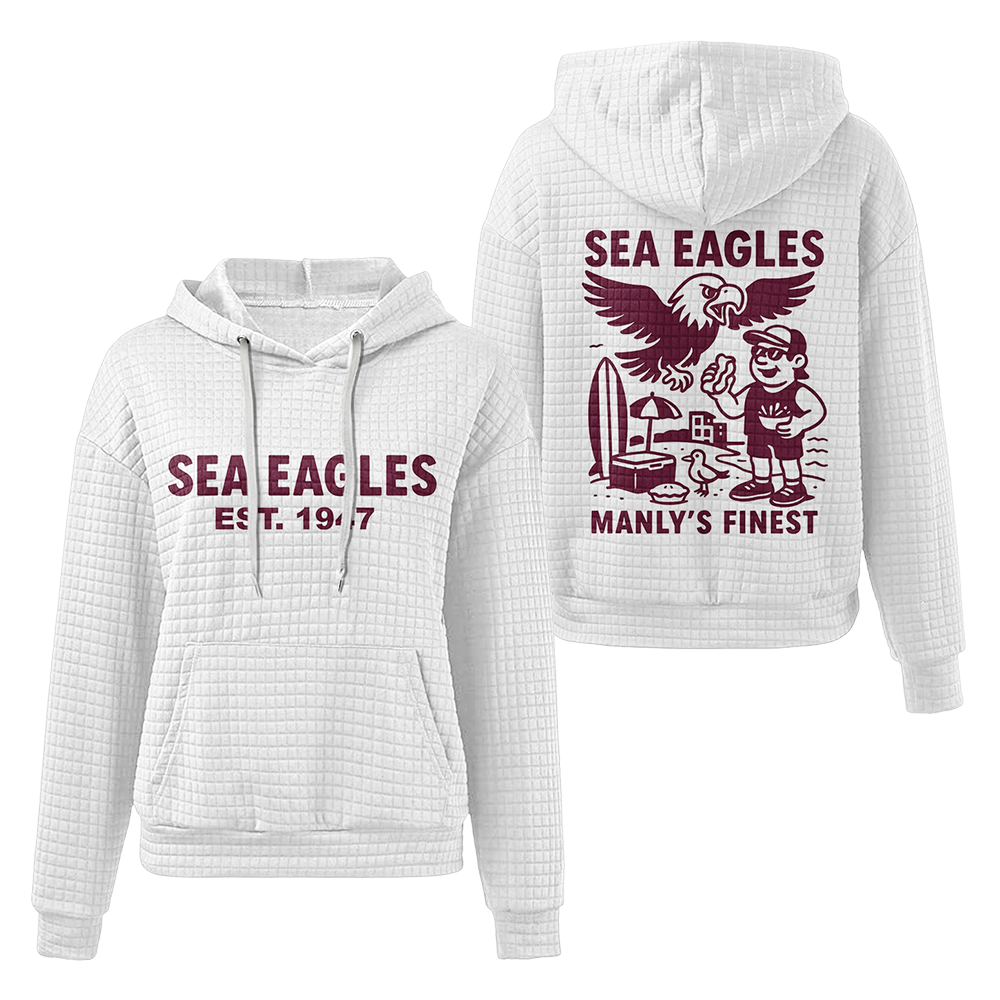 Manly Warringah Unisex Waffle Hoodie