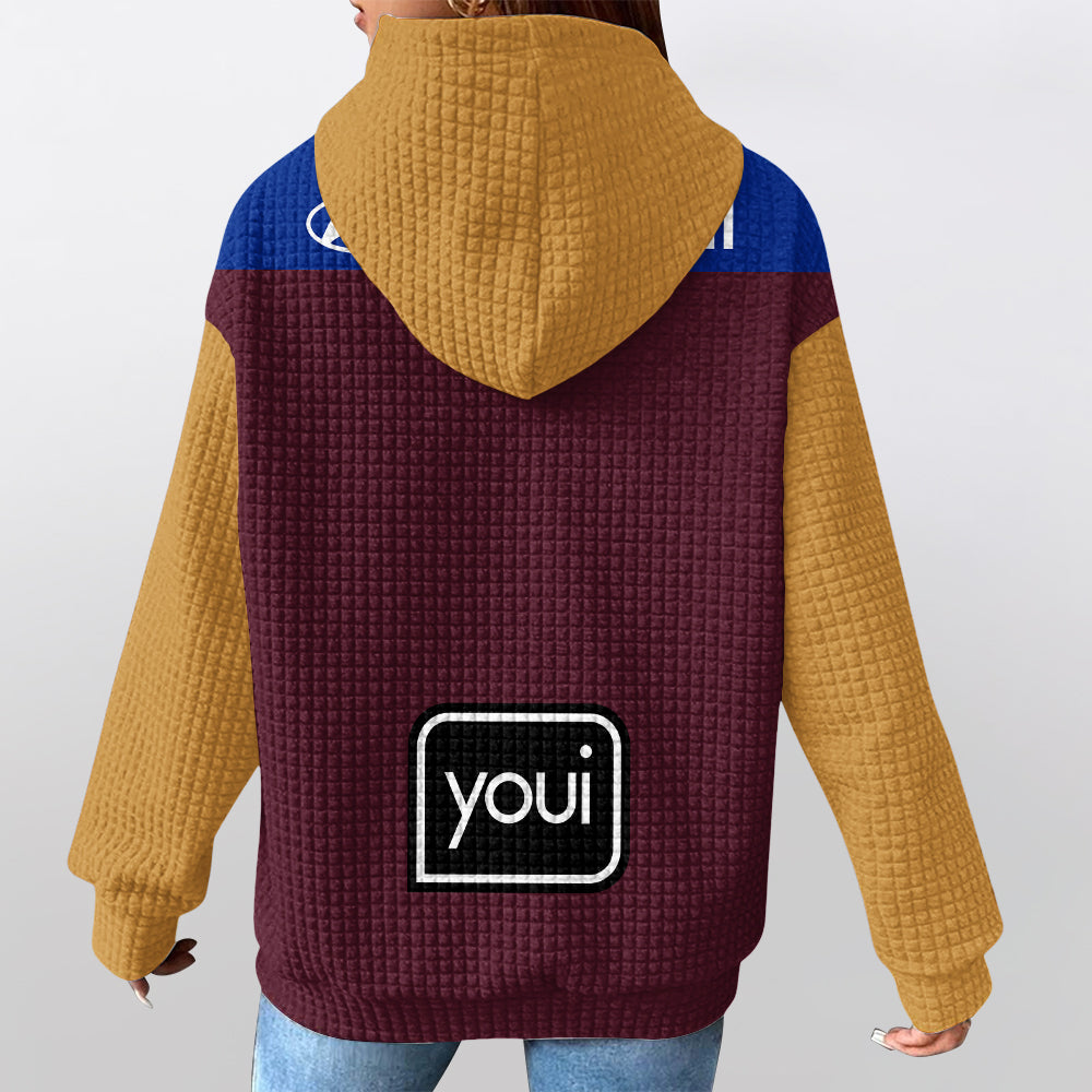 Brisbane Football Unisex Waffle Hoodie