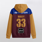 Brisbane Football Unisex Waffle Hoodie