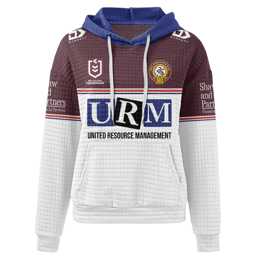 Manly Warringah Unisex Waffle Hoodie