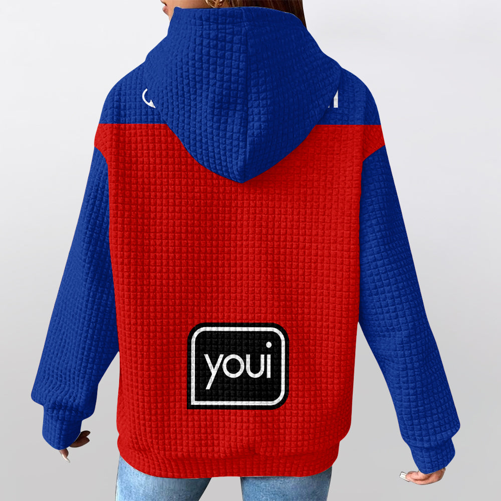 Brisbane Football Unisex Waffle Hoodie