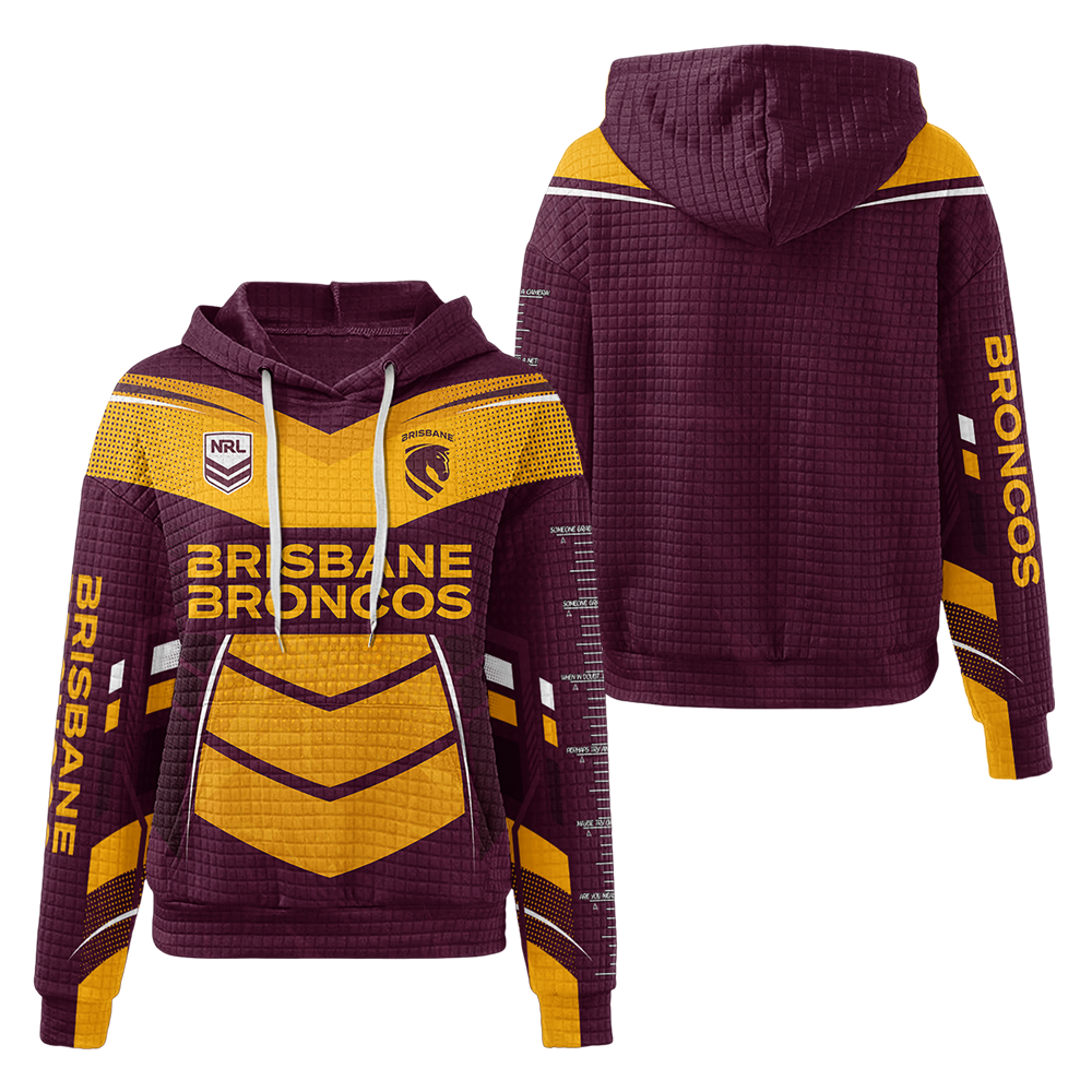 Brisbane Unisex Waffle Hoodie