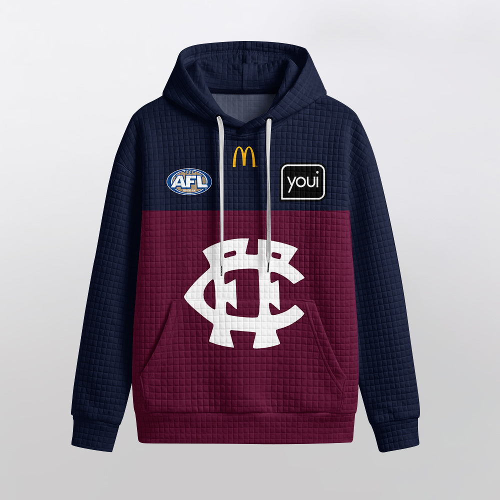 Brisbane Football Unisex Waffle Hoodie