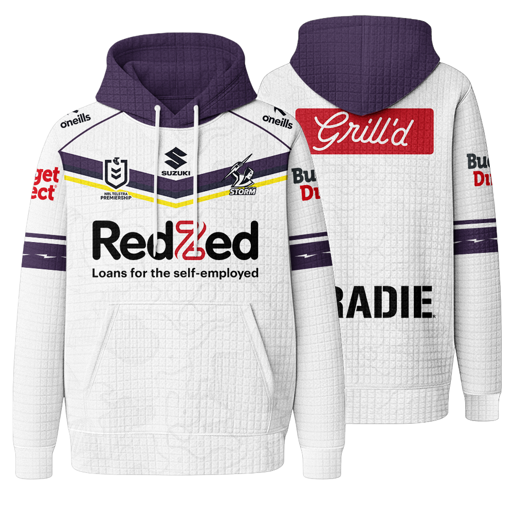 Melbourne Unisex Away Waffle Hoodie