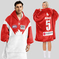 Sydney Football Unisex Blanket Hoodie