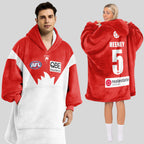 Sydney Football Unisex Blanket Hoodie