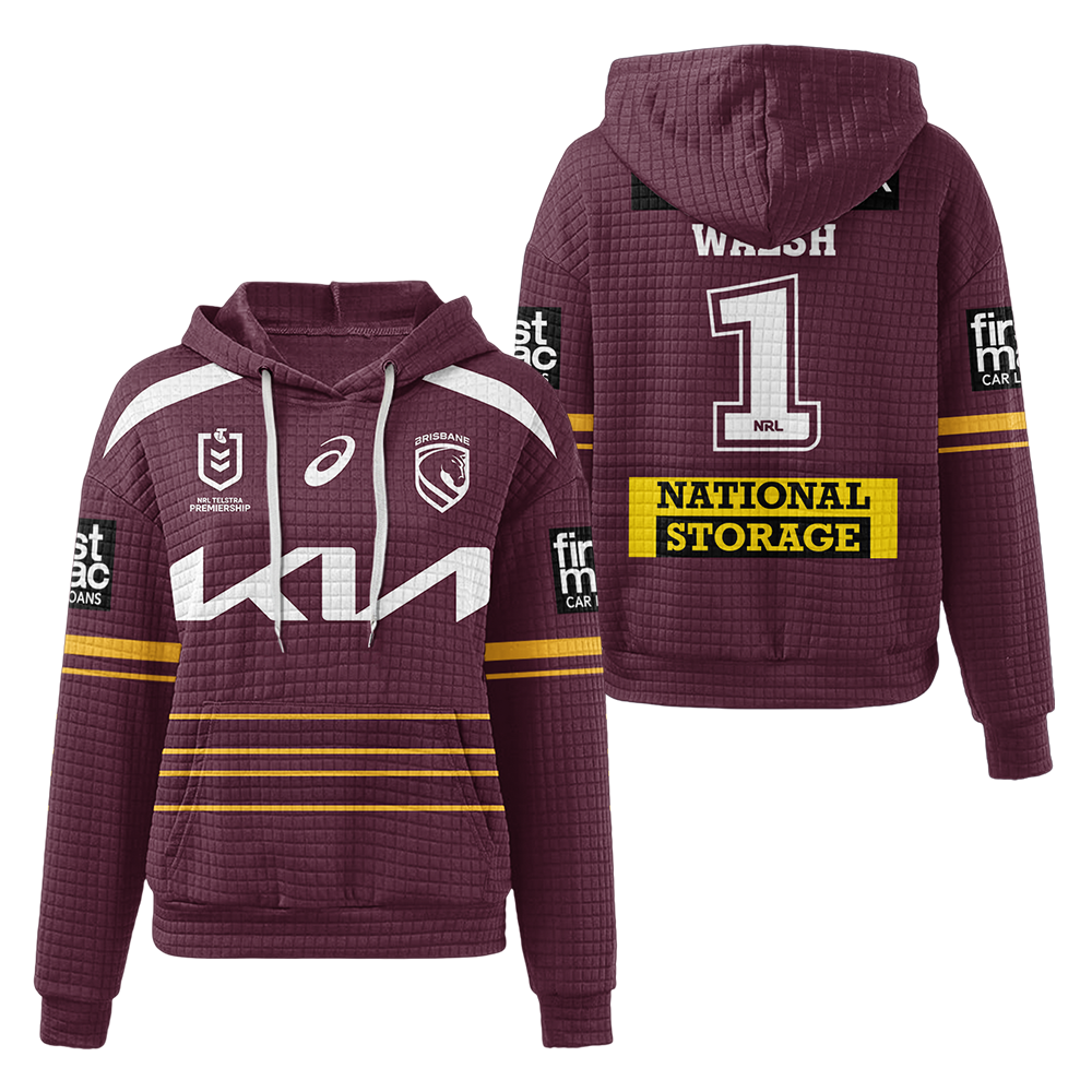 Brisbane Unisex Waffle Hoodie