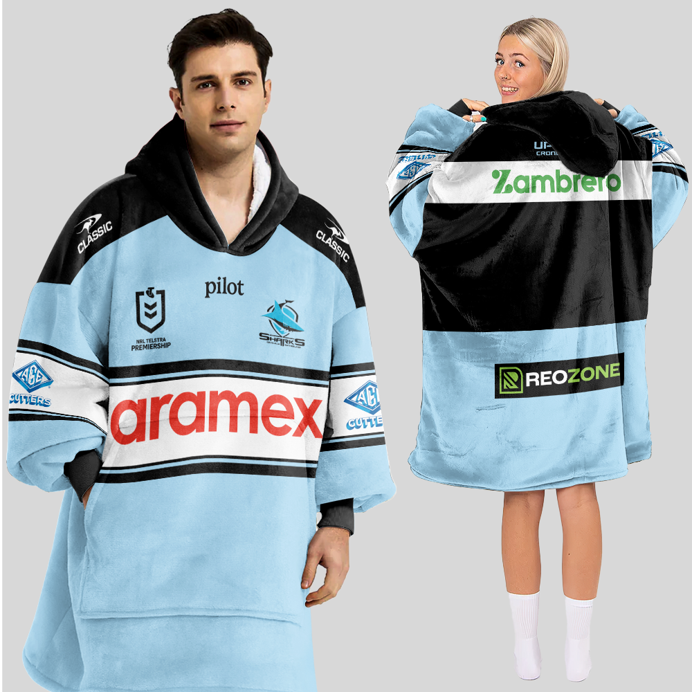 Cronulla-Sutherland Unisex Blanket Hoodie
