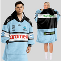 Cronulla-Sutherland Unisex Blanket Hoodie