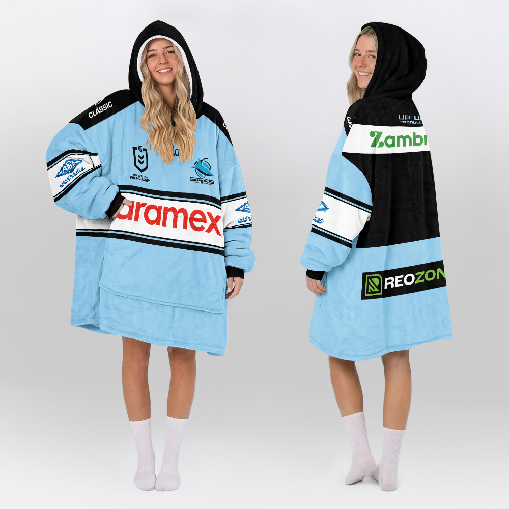 Cronulla-Sutherland Unisex Blanket Hoodie