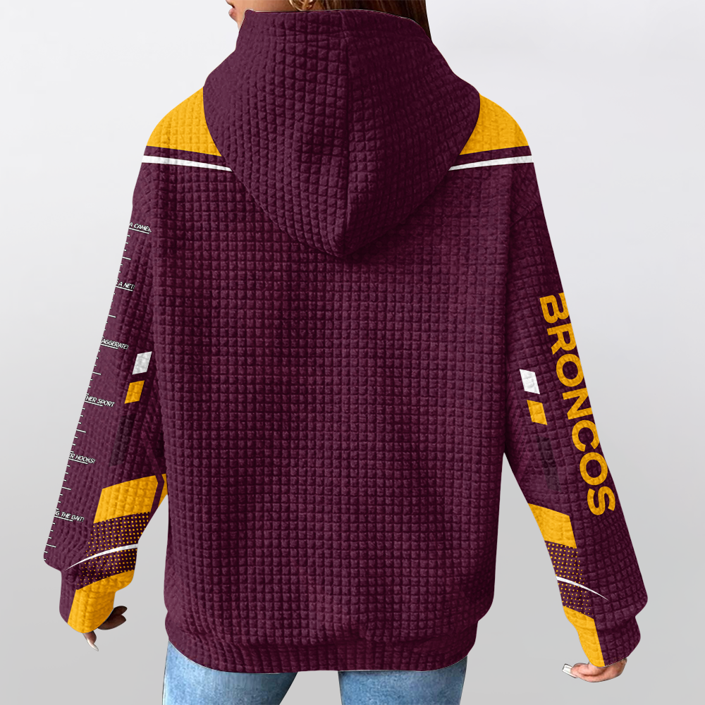 Brisbane Unisex Waffle Hoodie
