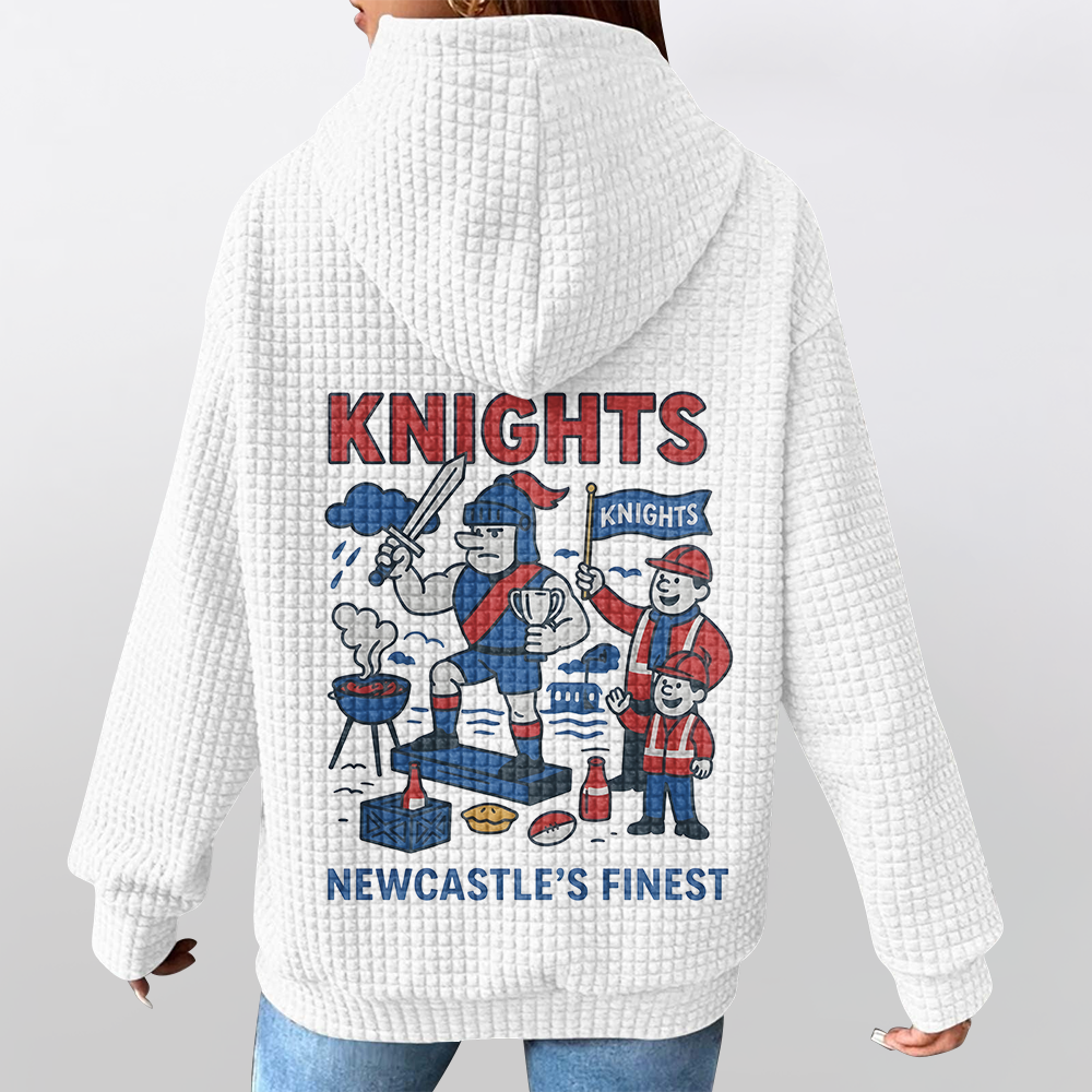 Newcastle Unisex Waffle Hoodie
