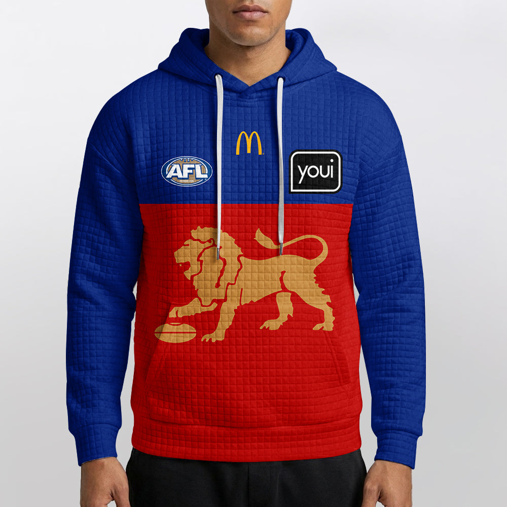 Brisbane Football Unisex Waffle Hoodie