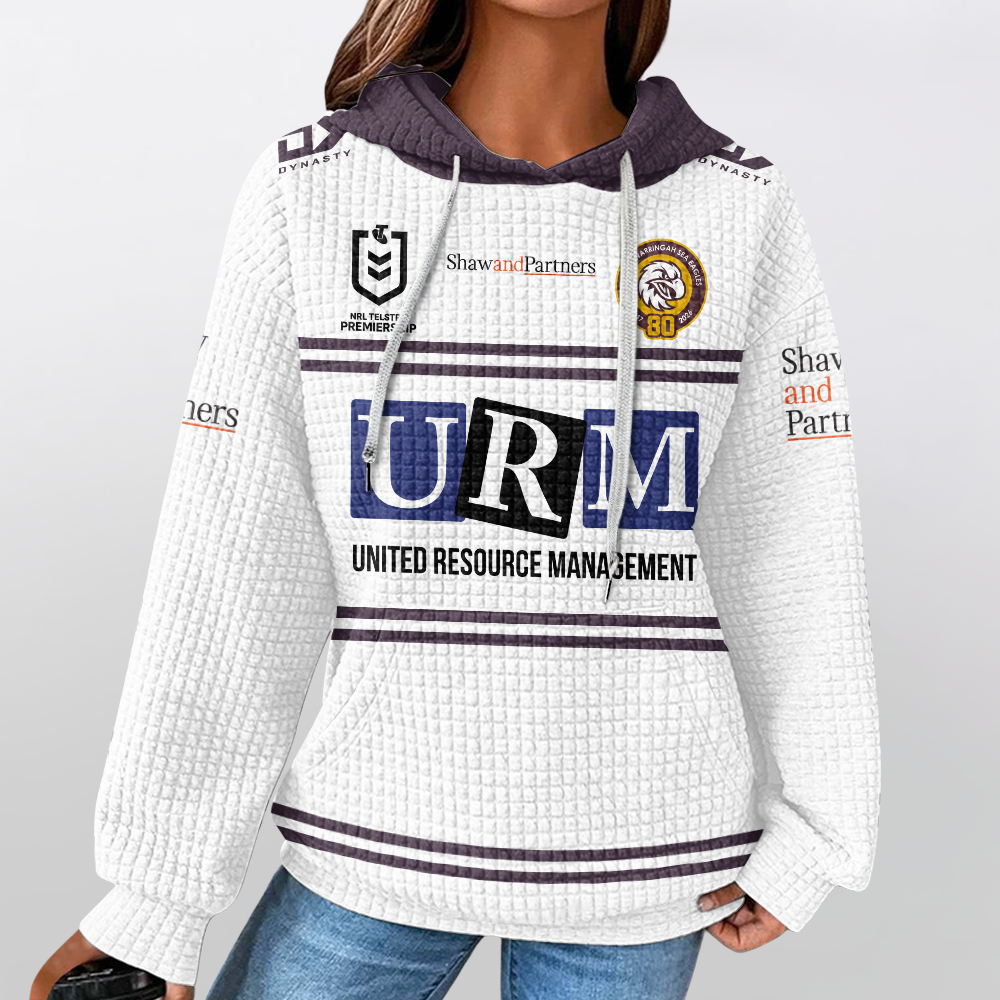 Manly Warringah Unisex Waffle Hoodie