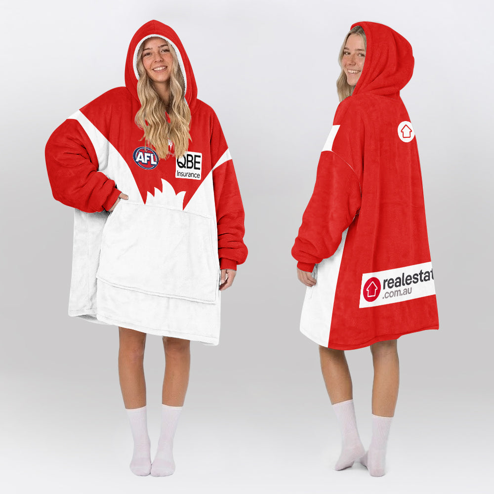 Sydney Football Unisex Blanket Hoodie