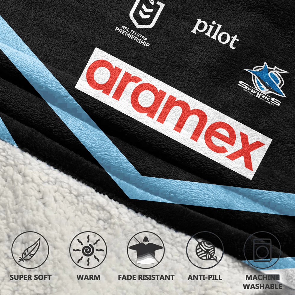 Cronulla-Sutherland Unisex Blanket Hoodie