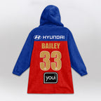 Brisbane Football Unisex Blanket Hoodie