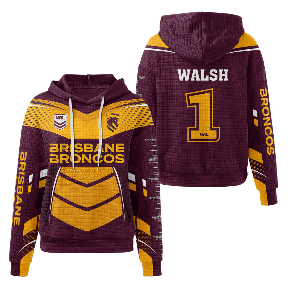 Brisbane Unisex Waffle Hoodie
