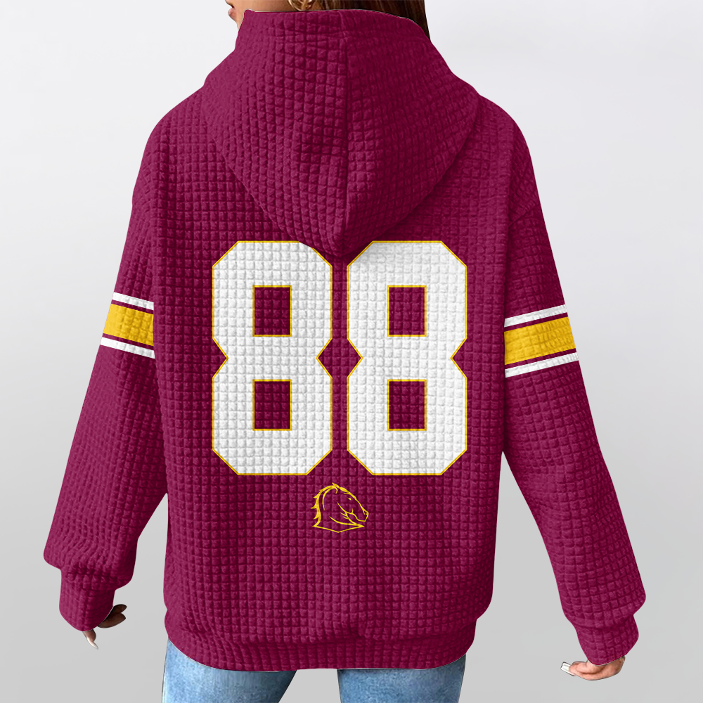 Brisbane Unisex Waffle Hoodie