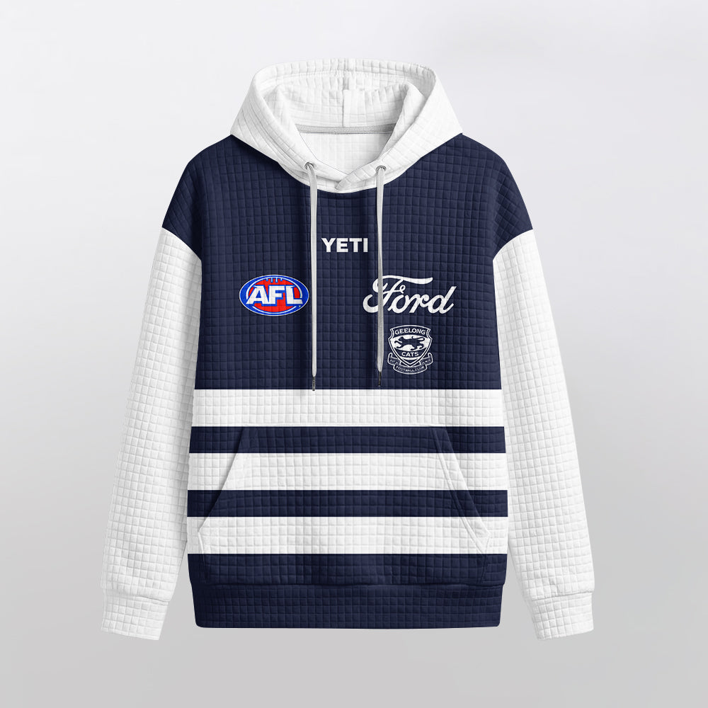 Geelong Football Unisex Waffle Hoodie