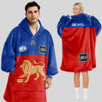 Brisbane Football Unisex Blanket Hoodie