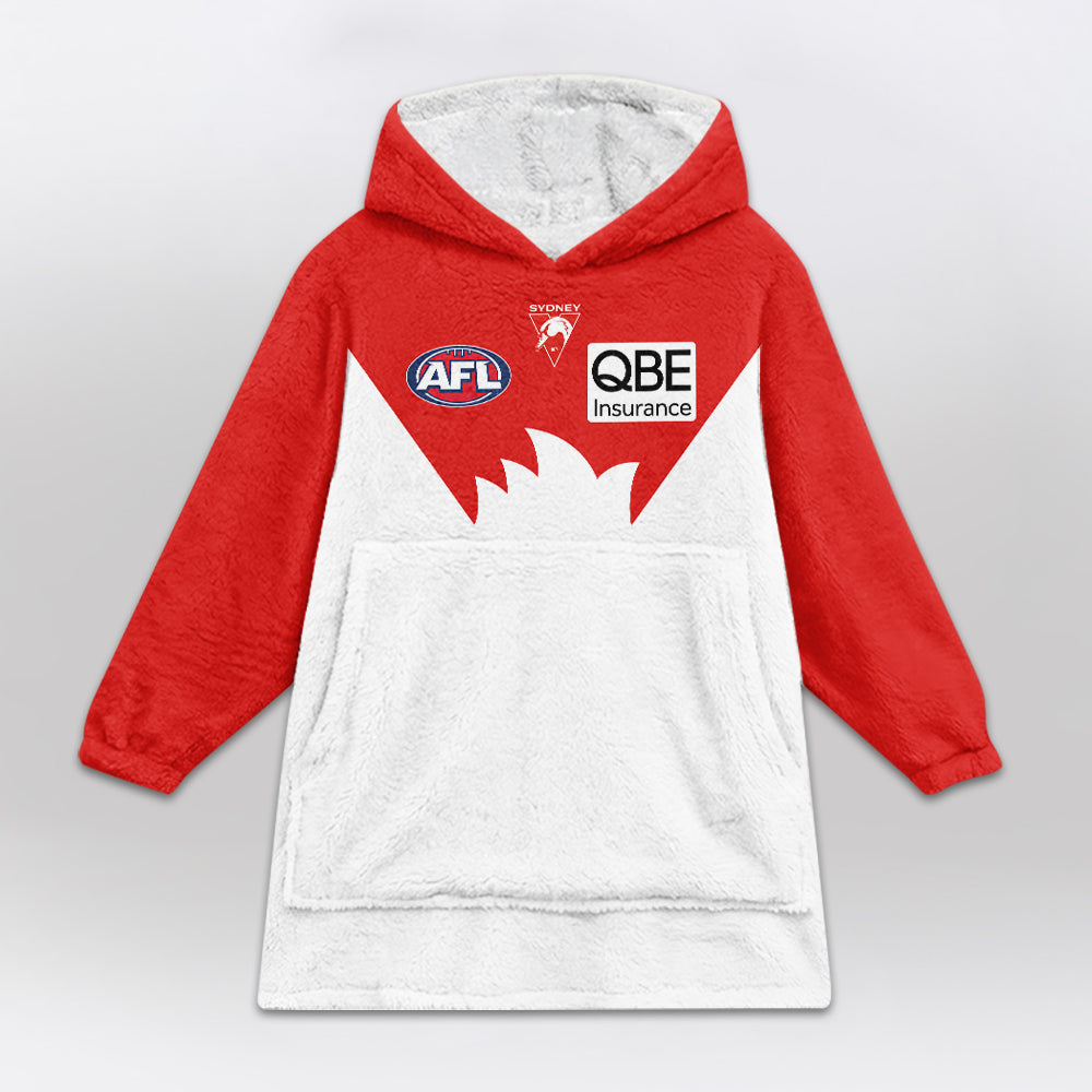 Sydney Football Unisex Blanket Hoodie