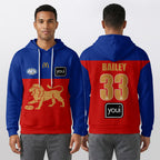 Brisbane Football Unisex Waffle Hoodie