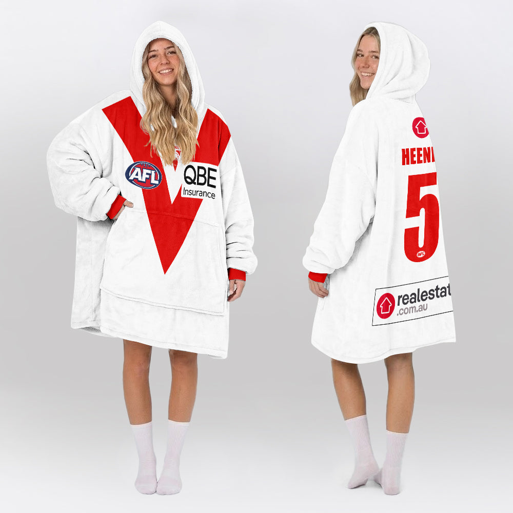 Sydney Football Unisex Blanket Hoodie
