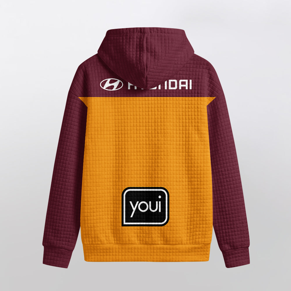 Brisbane Football Unisex Waffle Hoodie