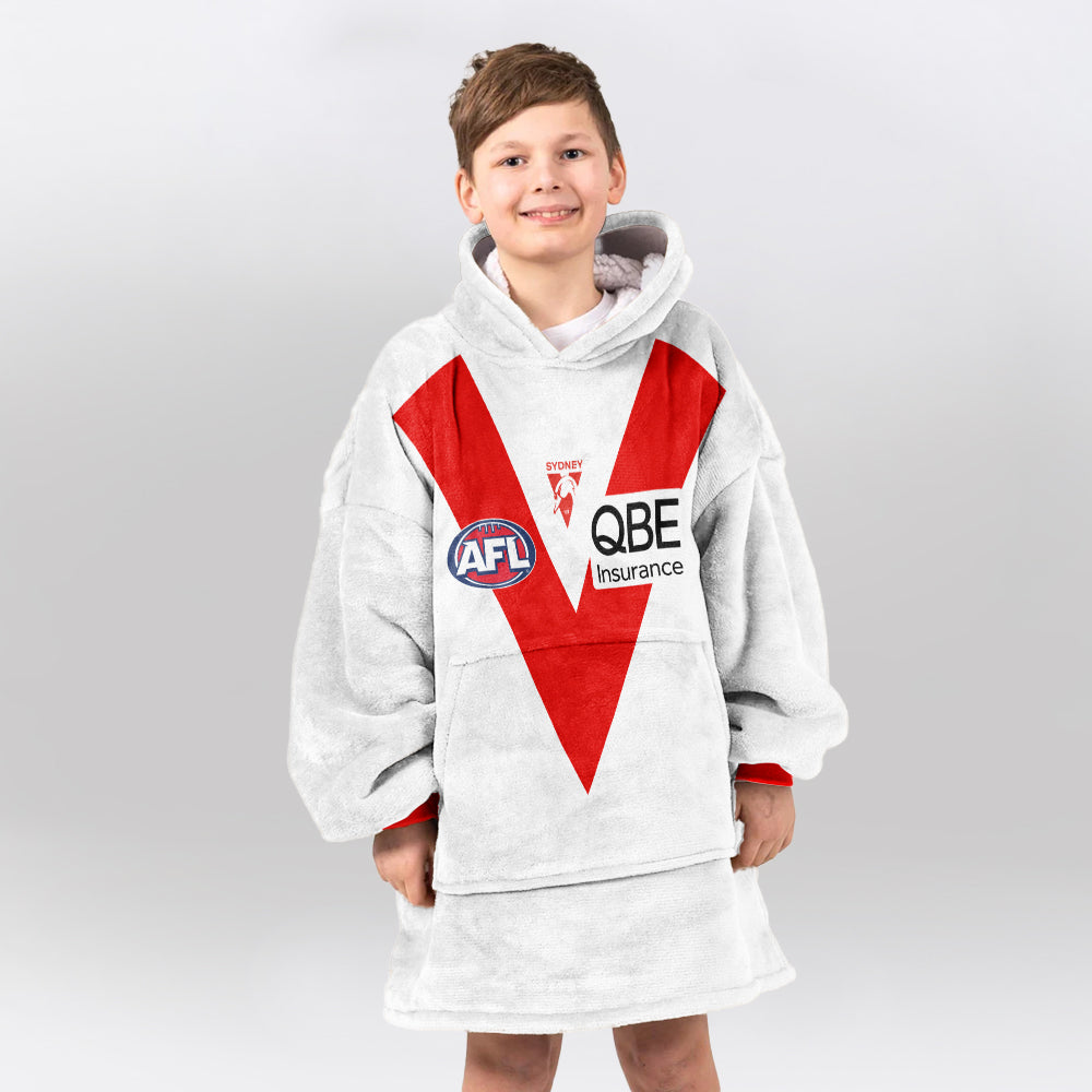 Sydney Football Unisex Blanket Hoodie