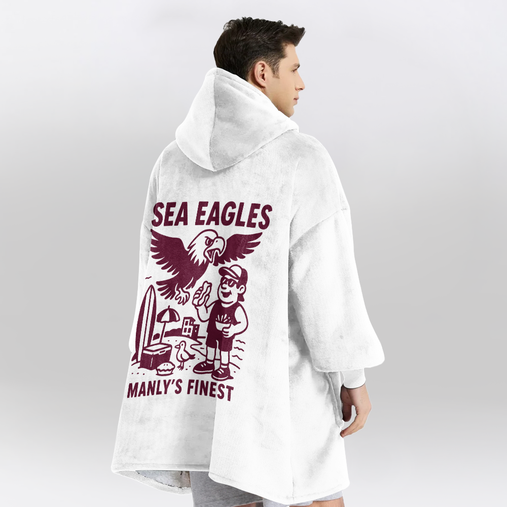 Manly Warringah Unisex Blanket Hoodie
