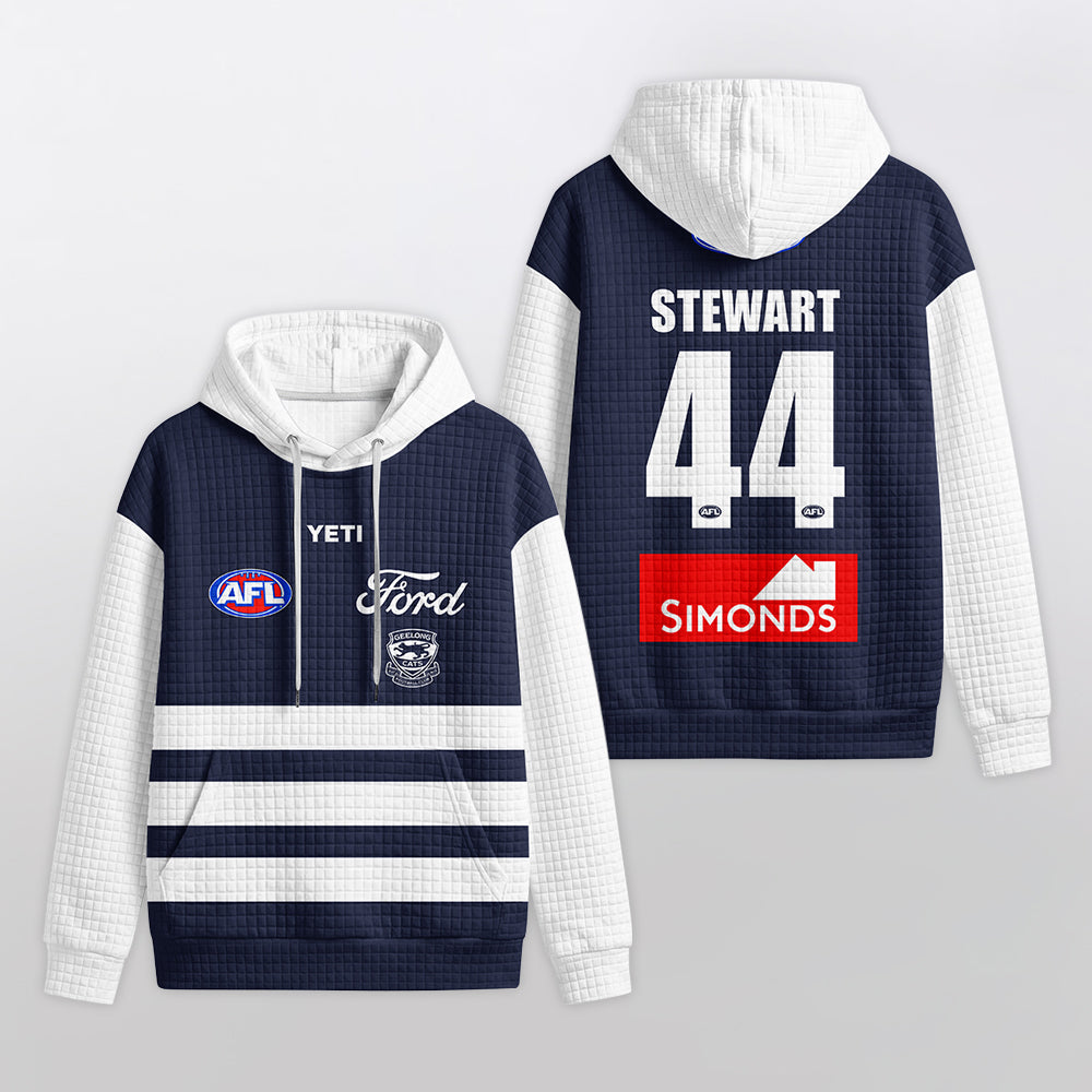 Geelong Football Unisex Waffle Hoodie