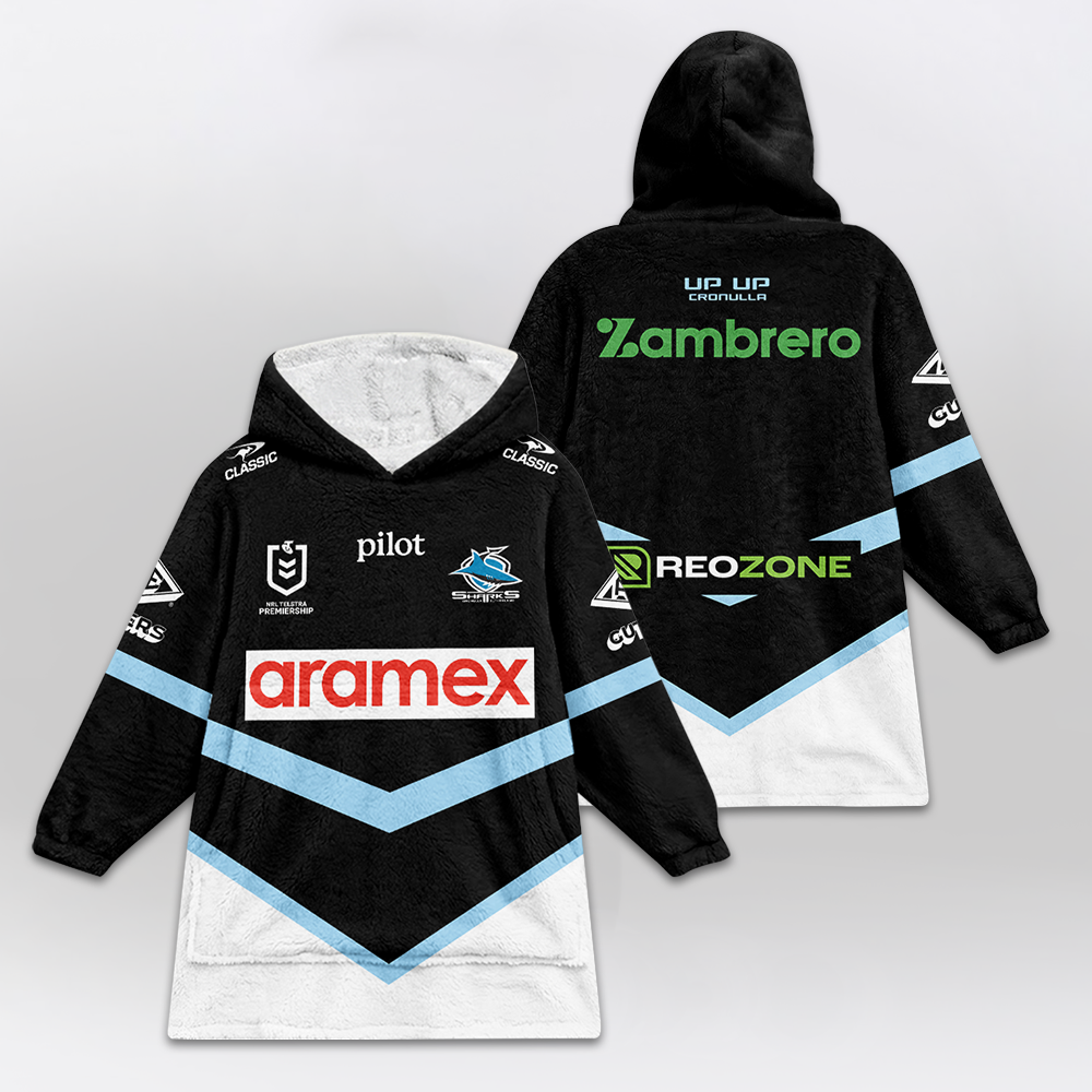 Cronulla-Sutherland Unisex Blanket Hoodie