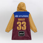 Brisbane Football Unisex Blanket Hoodie