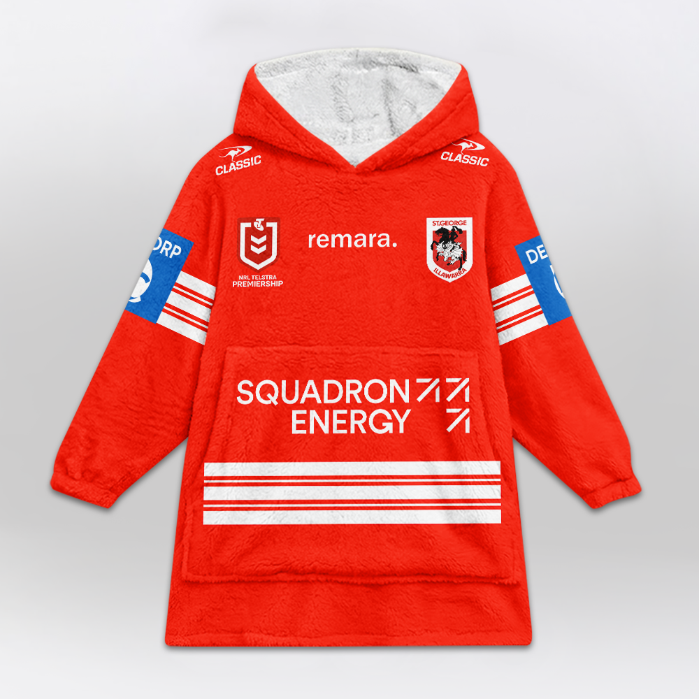 St. George Illawarra Unisex Blanket Hoodie