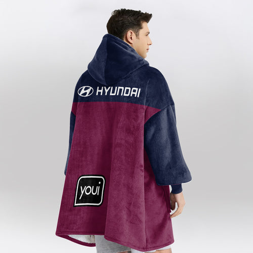 Brisbane Football Unisex Blanket Hoodie