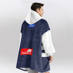 Geelong Football Blanket Hoodie