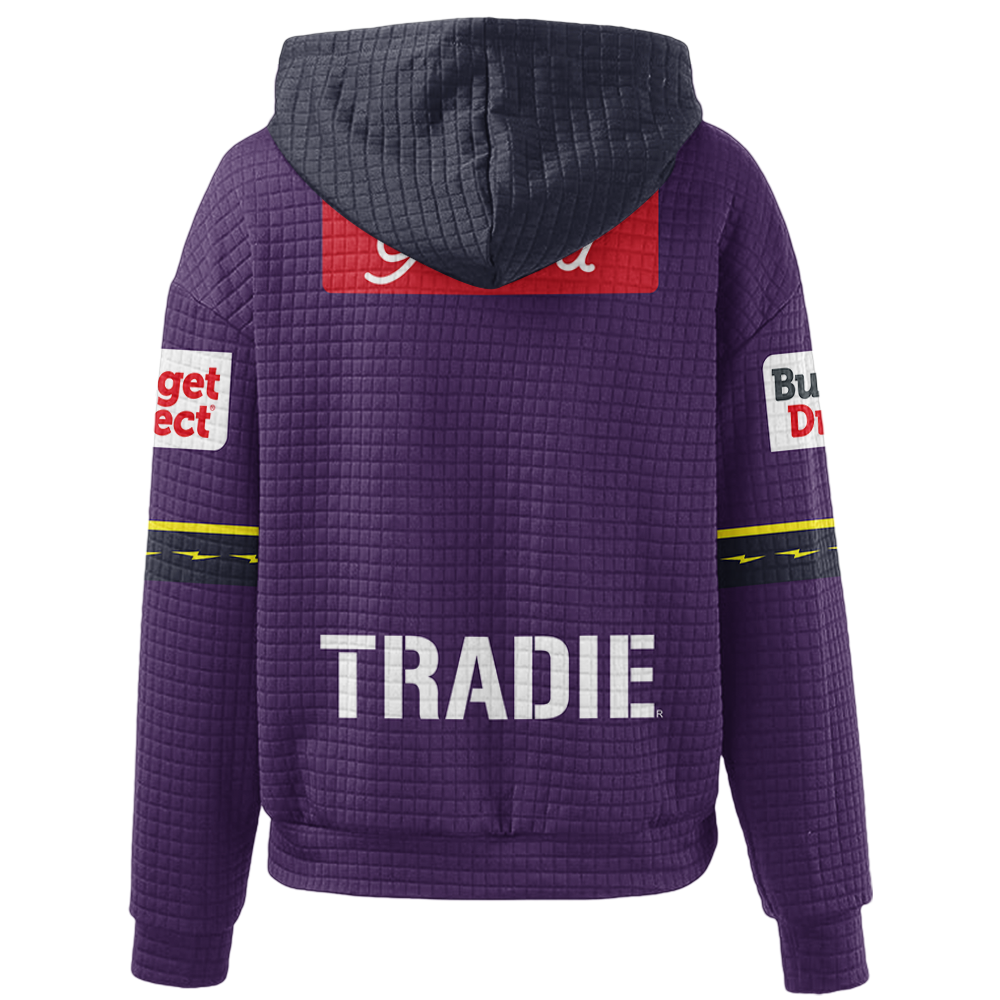 Melbourne Unisex Home Waffle Hoodie