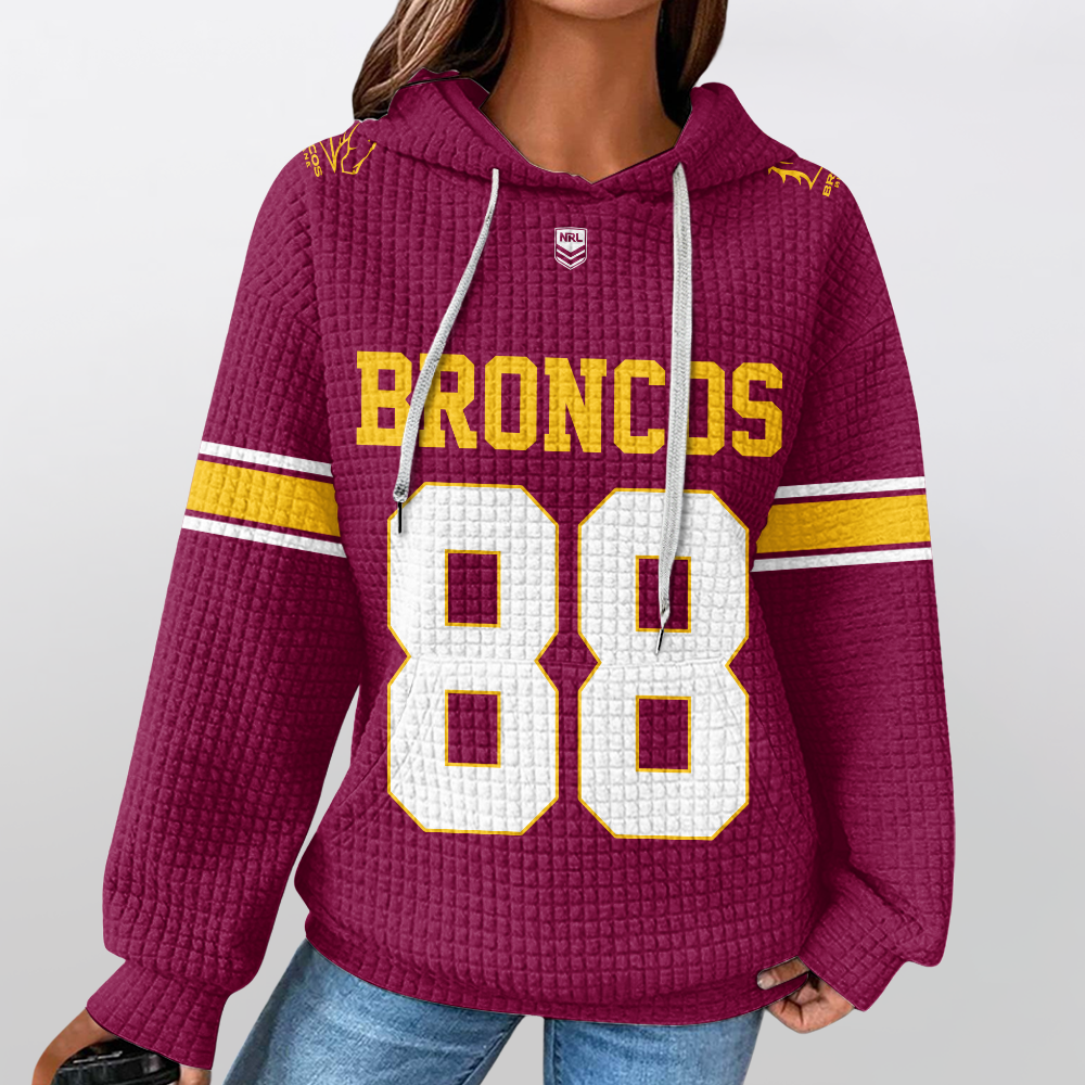 Brisbane Unisex Waffle Hoodie