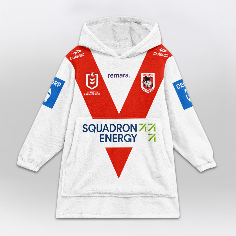St. George Illawarra Unisex Blanket Hoodie