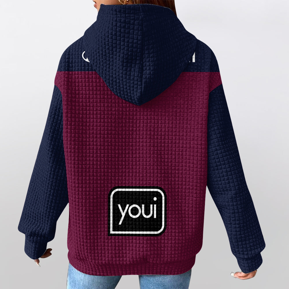 Brisbane Football Unisex Waffle Hoodie
