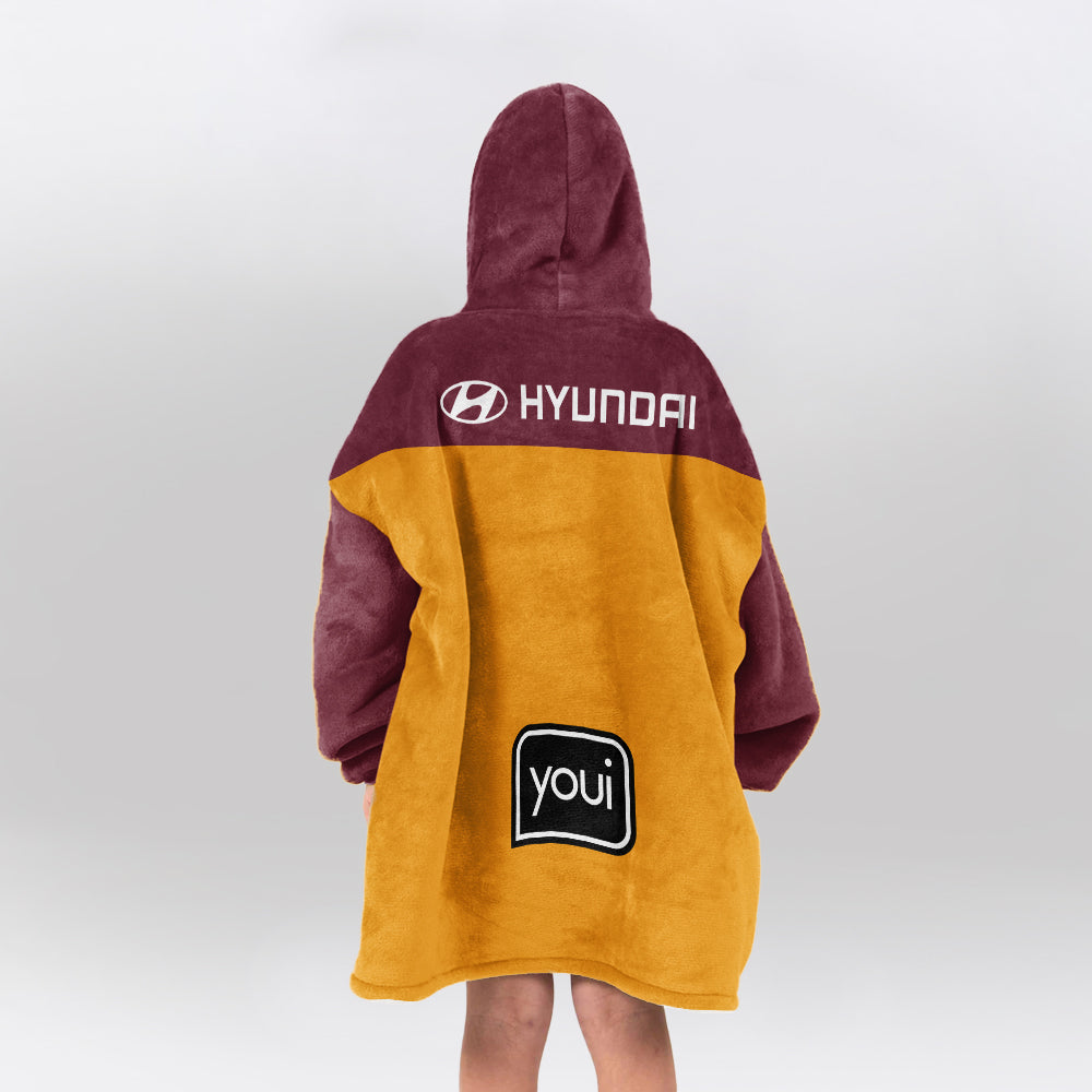 Brisbane Football Unisex Blanket Hoodie