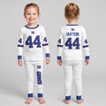 Giants Football! Inspired Bamboo Two Piece Long Sleeve Pajama Set