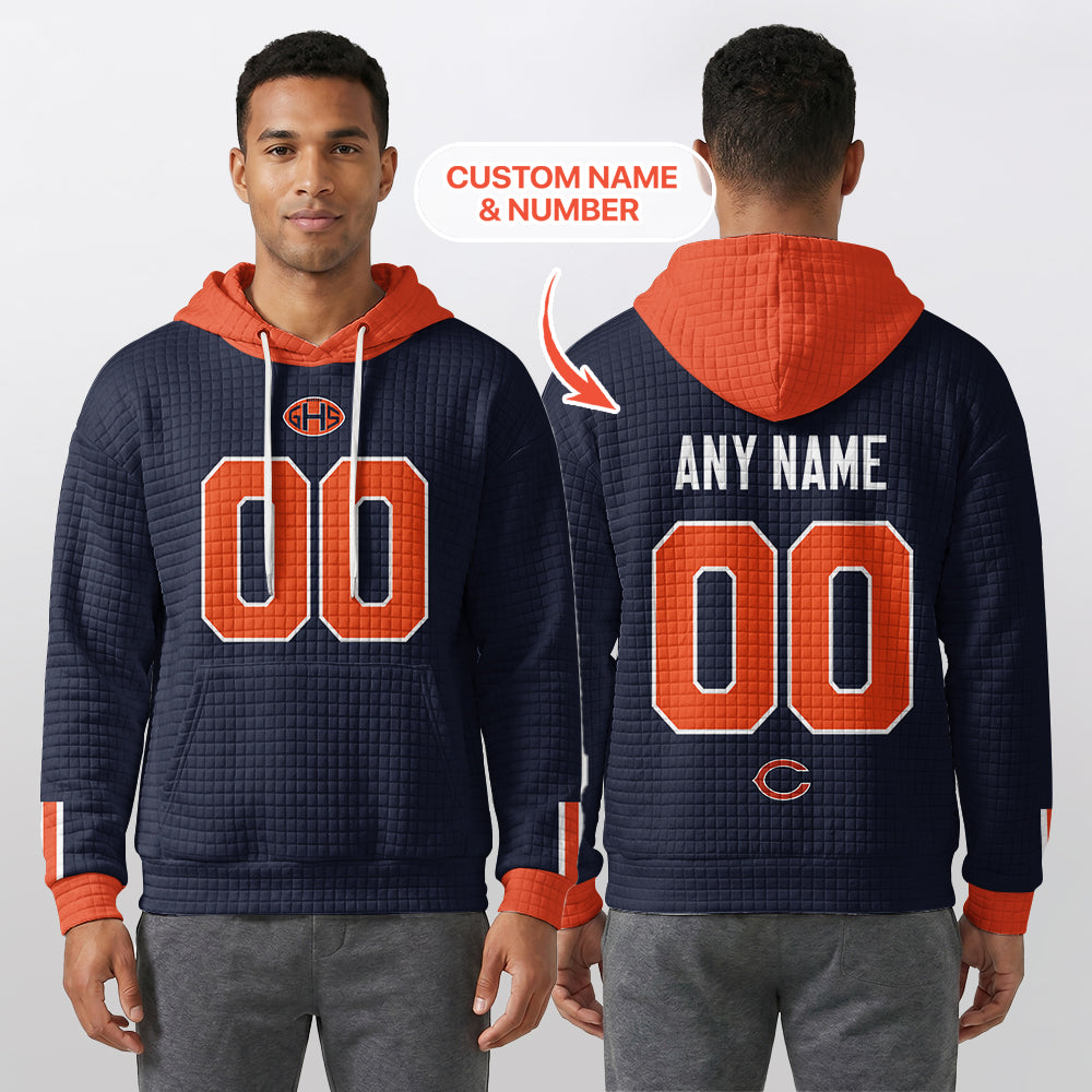 Chicago B. Rivalries Loveland 84 Football Waffle Hoodie