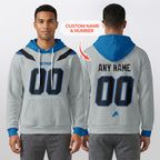 Detroit Lions Rivalries Jahmyr Gibbs 0 Football Waffle Hoodie