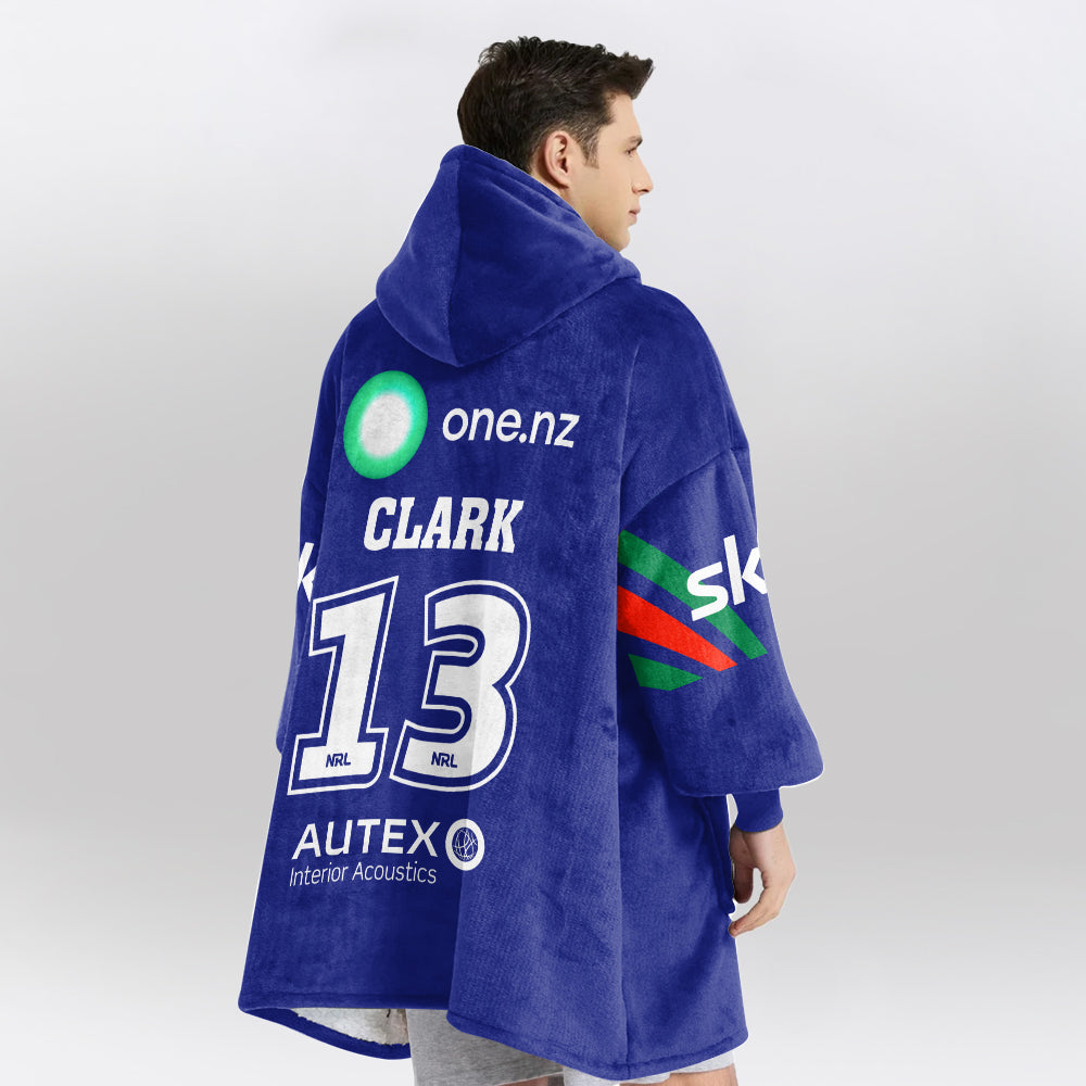 New Zealand 2026 Home Erin Clark 13 Unisex Blanket Hoodie