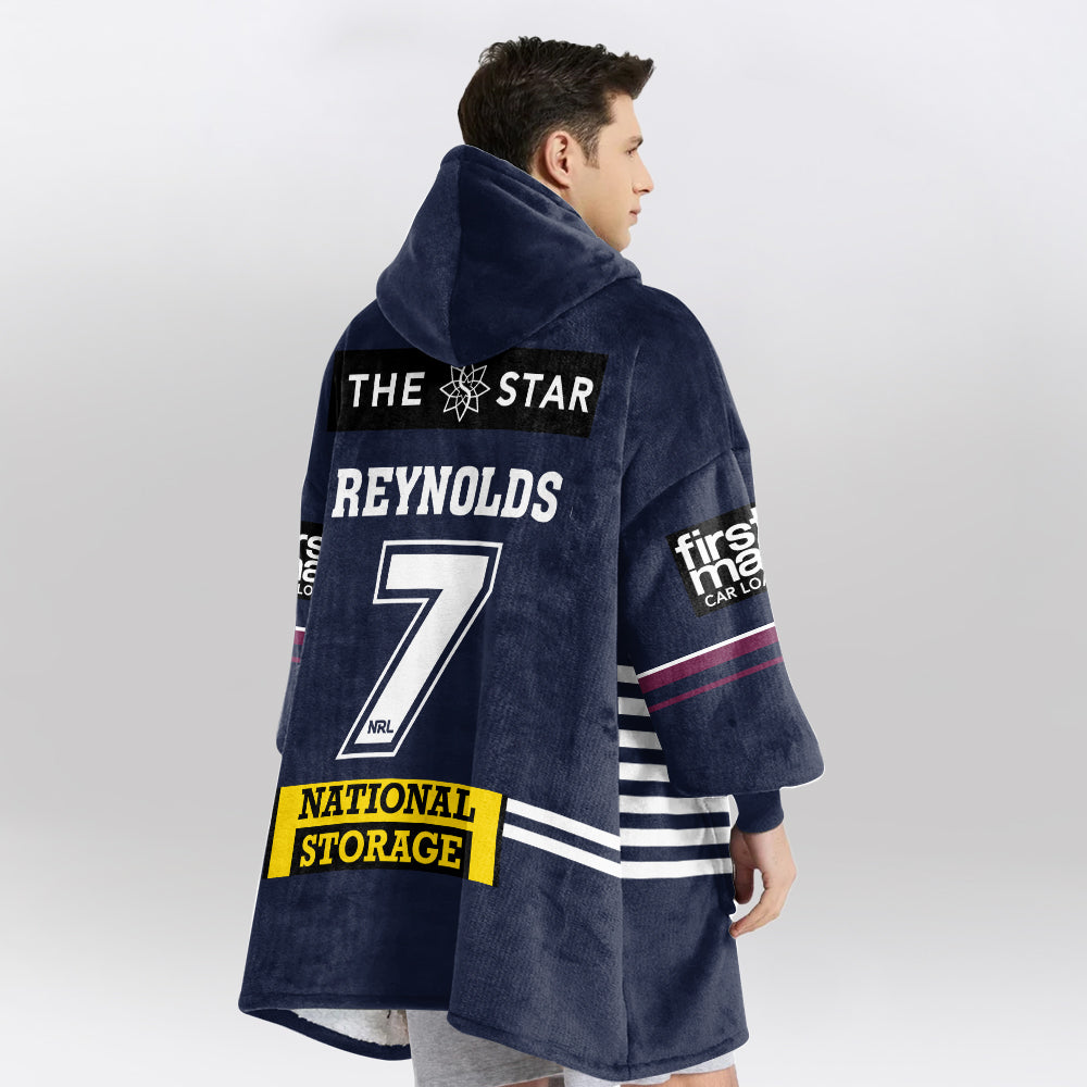 Brisbane Adam Reynolds 7 Blanket Hoodie