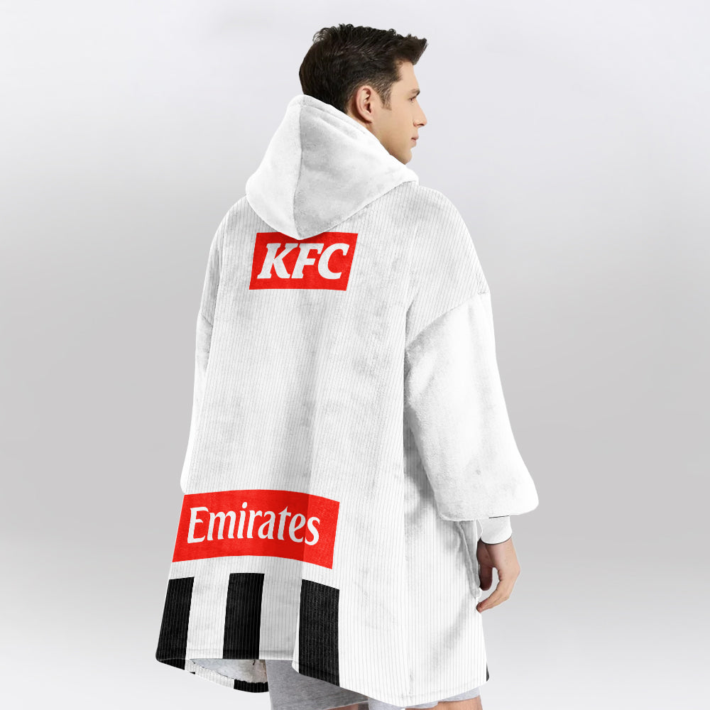 Collingwood Football Blanket Hoodie