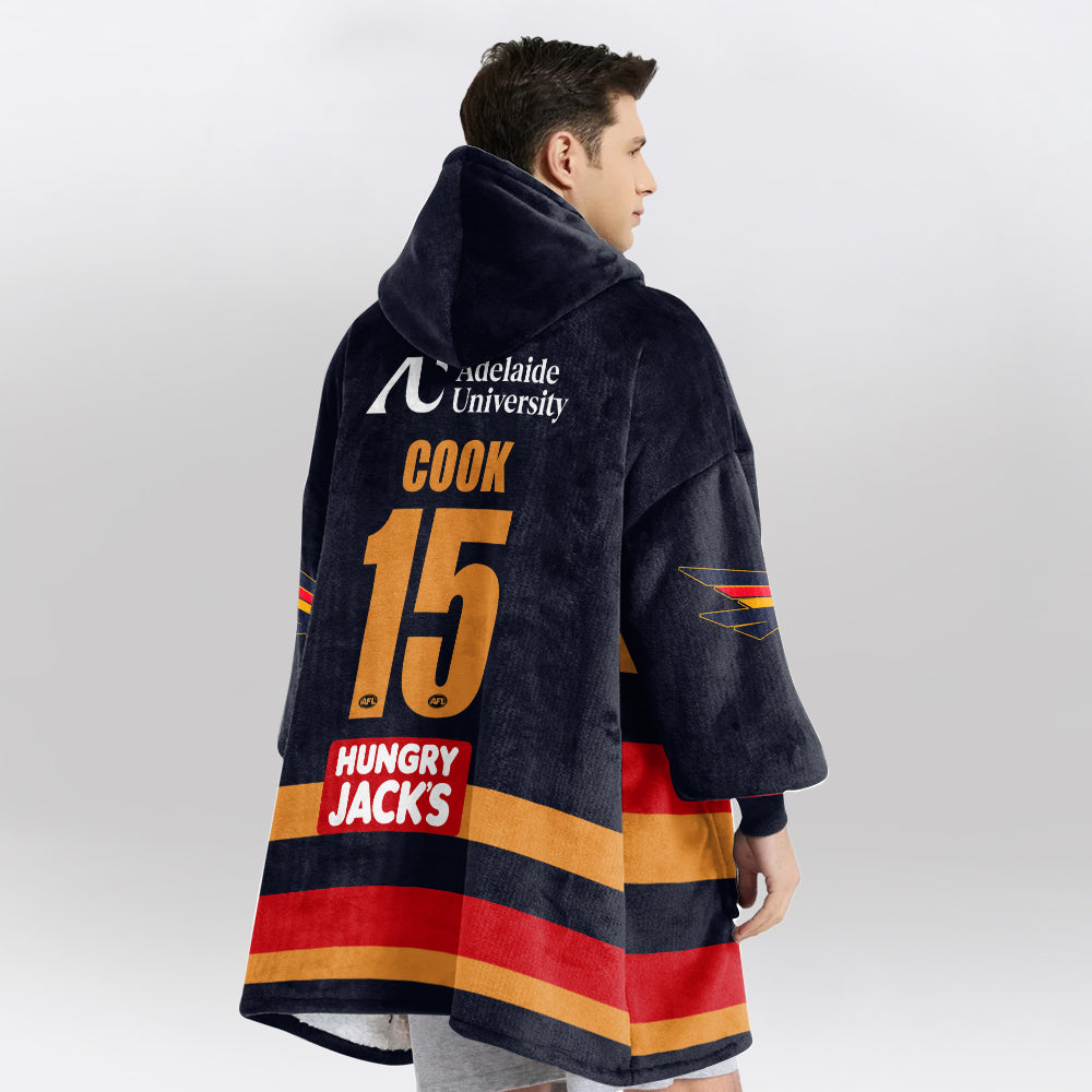 Adelaide Football 2026 Home Cook 15 Blanket Hoodie